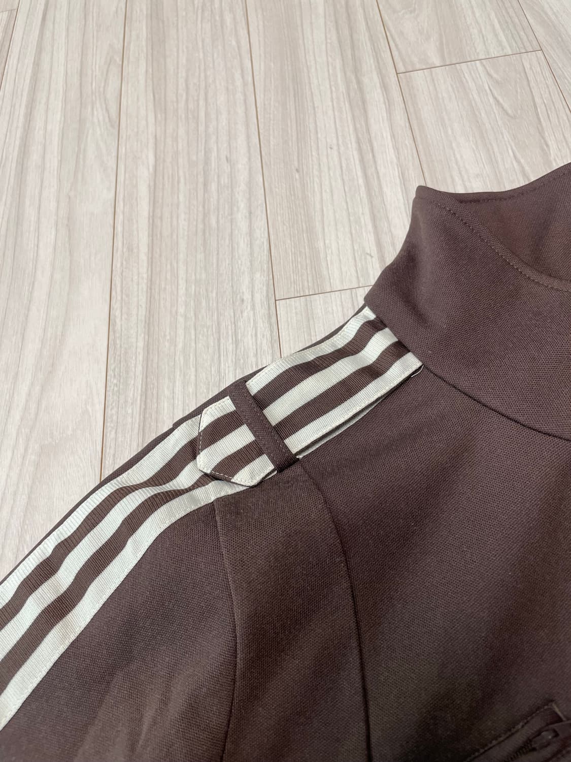 아디다스 트레포일 브라운 트랙탑 져지 M 상품이미지3