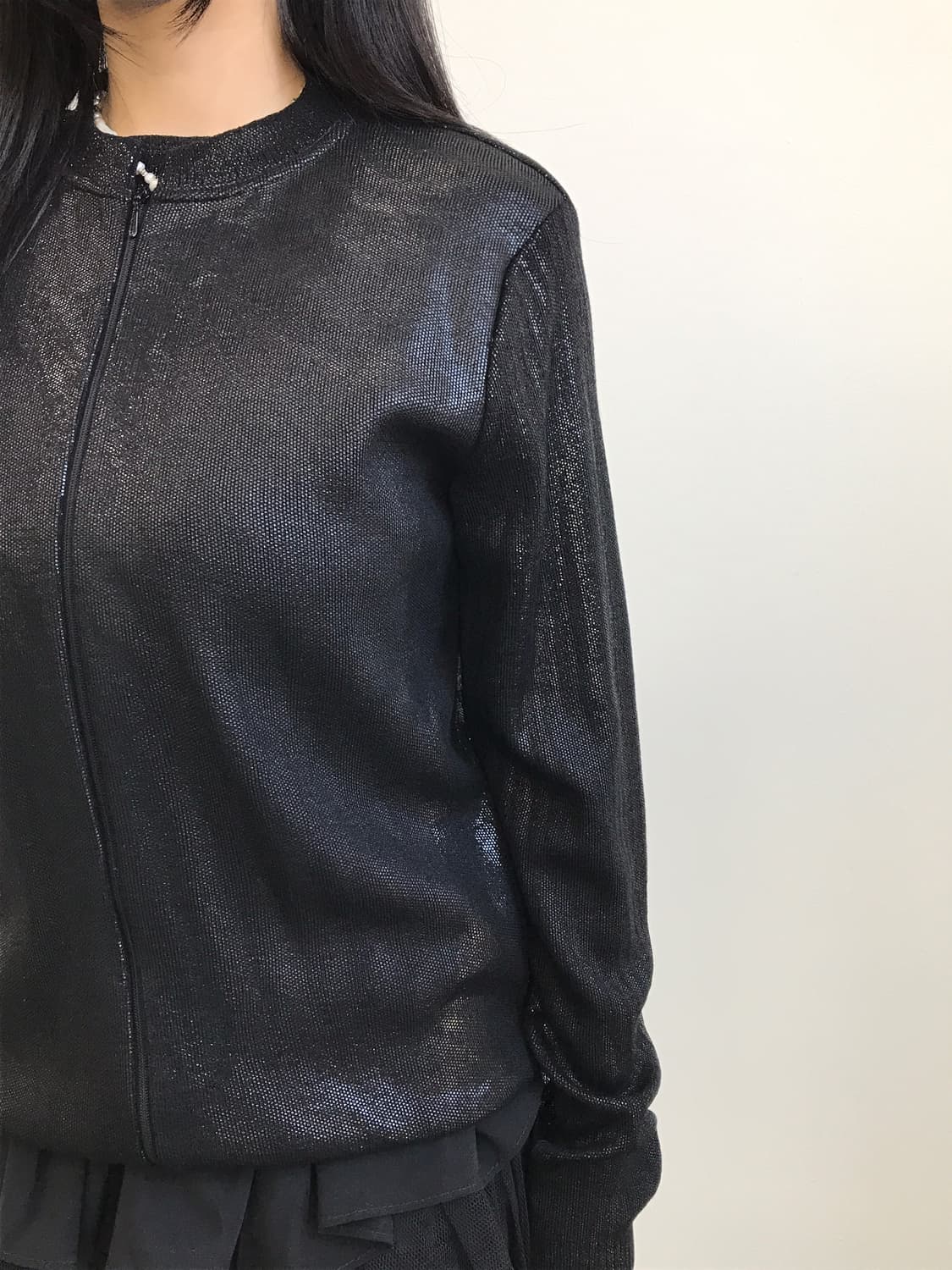 GIORGIA FOR ME Black Virgin Wool Twinset 상품이미지3