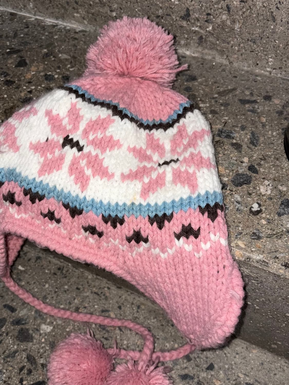 빈티지 니트 폼폼 이어플랩 상품이미지9