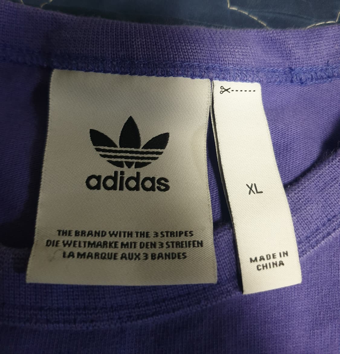 아디다스 우먼 슈무 코튼 롱슬리브 퍼플 (XL) 상품이미지2