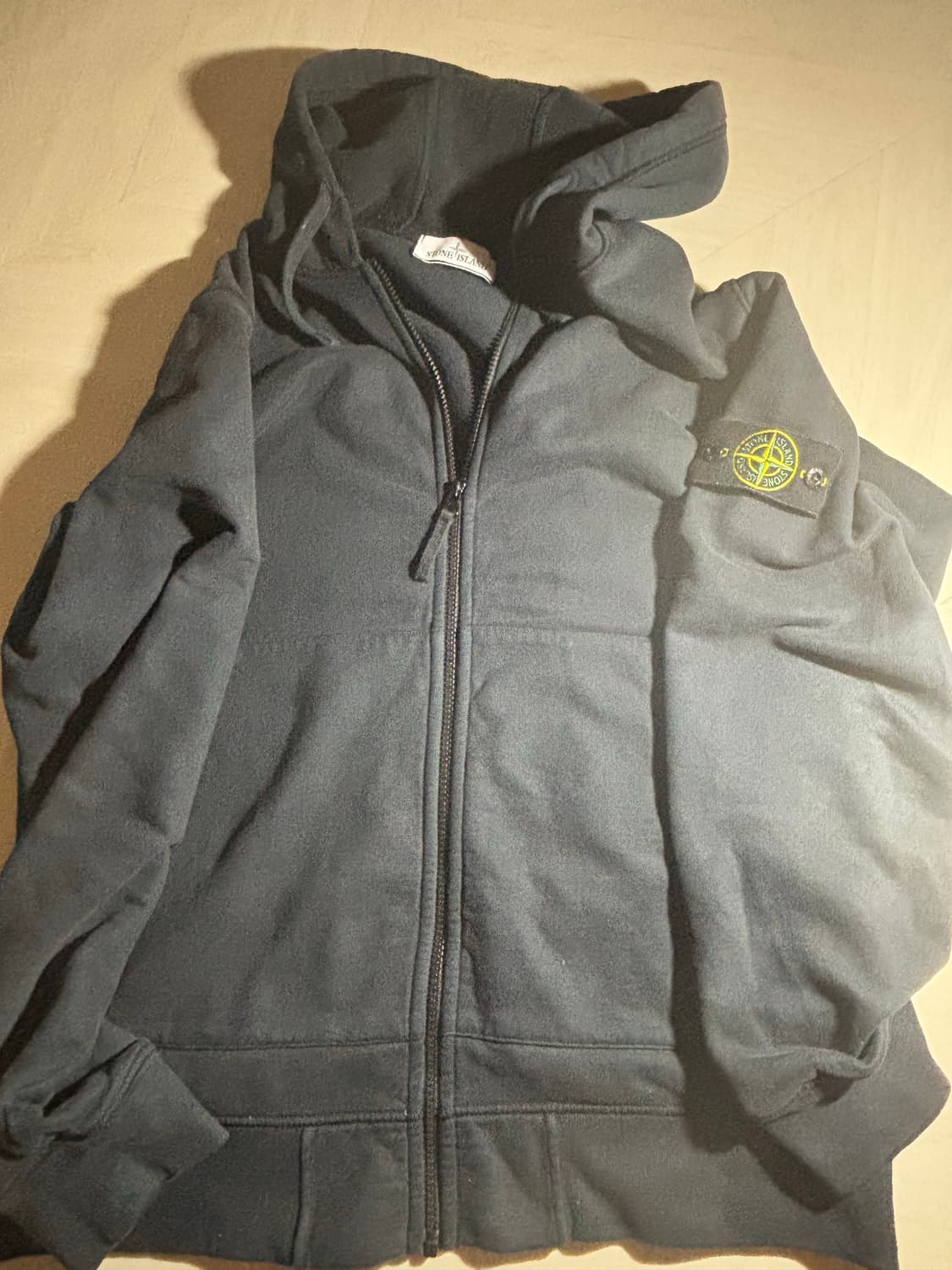 스톤아일랜드 후드집업(블랙) XL 상품이미지1