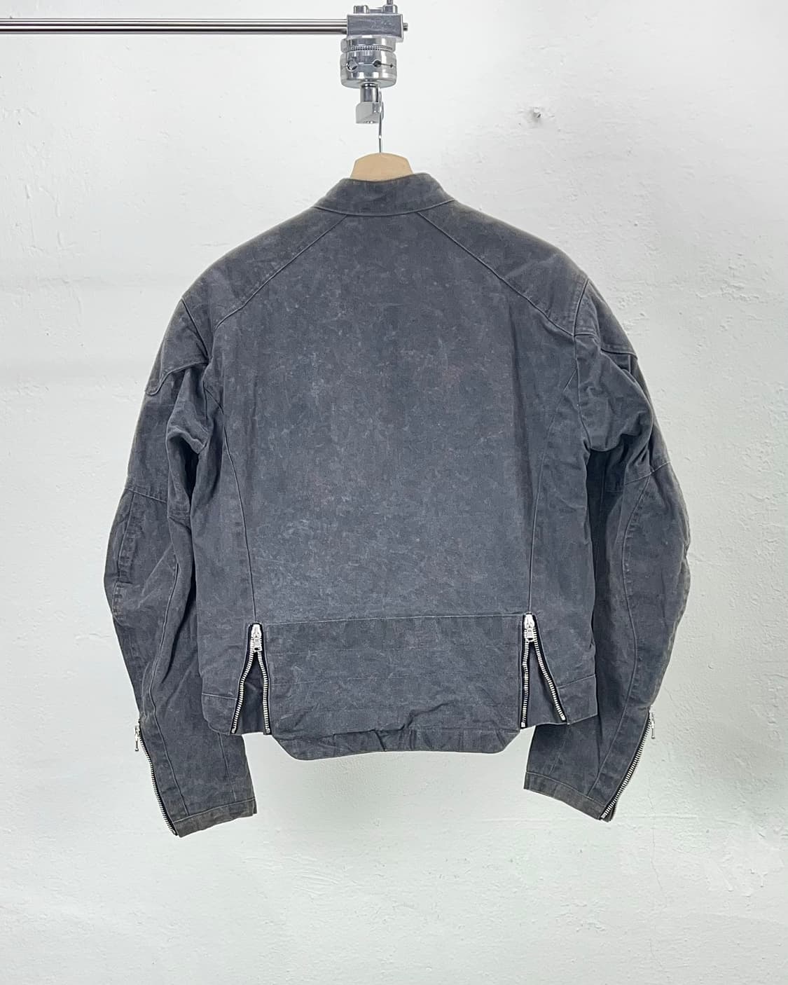 모런지 차콜 그레이 뷰보트 왁스 플레이 라이더 자켓 상품이미지6