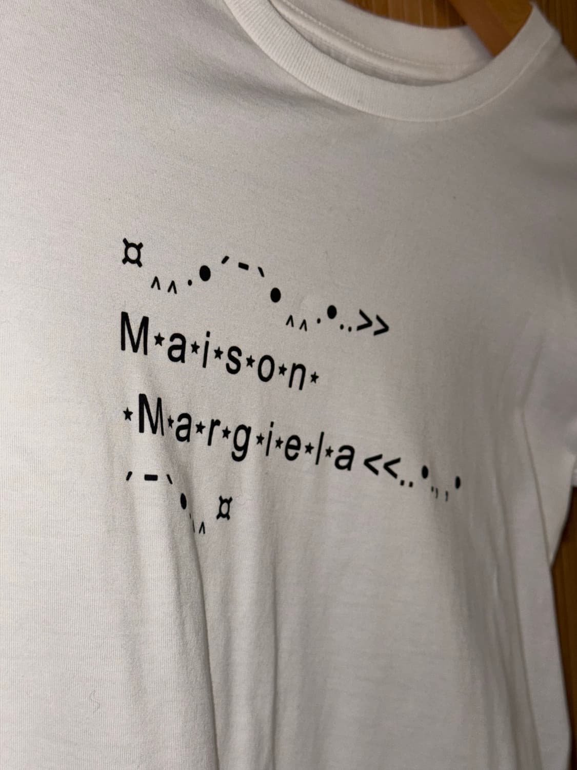 메종 마르지엘라 폰트 제너레이터 티셔츠 화이트 XS  상품이미지2