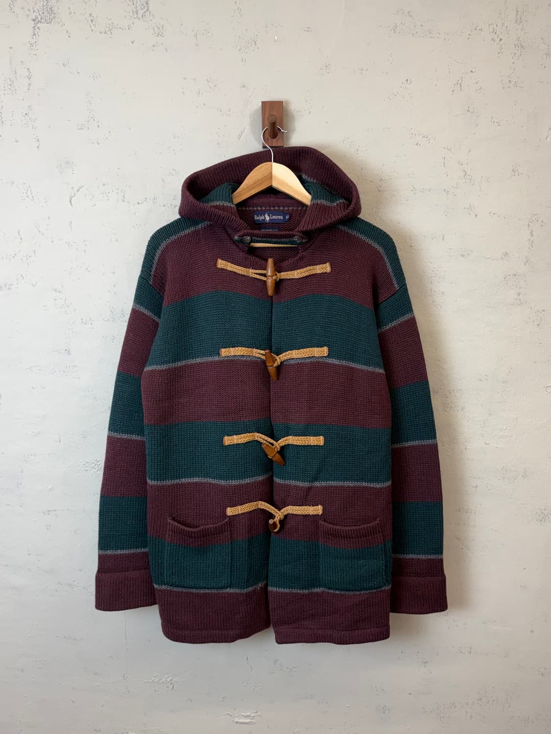 폴로랄프로렌 90s 빈티지 더플 니트 자켓 상품이미지1