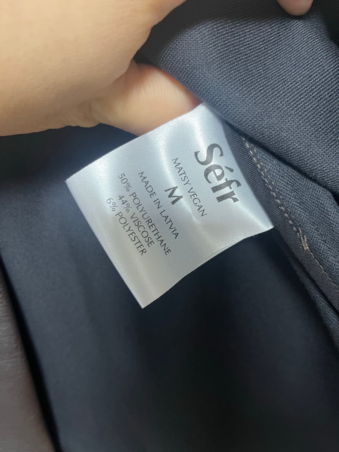 sefr 세퍼 맛시 비건 레더 자켓 상품이미지2