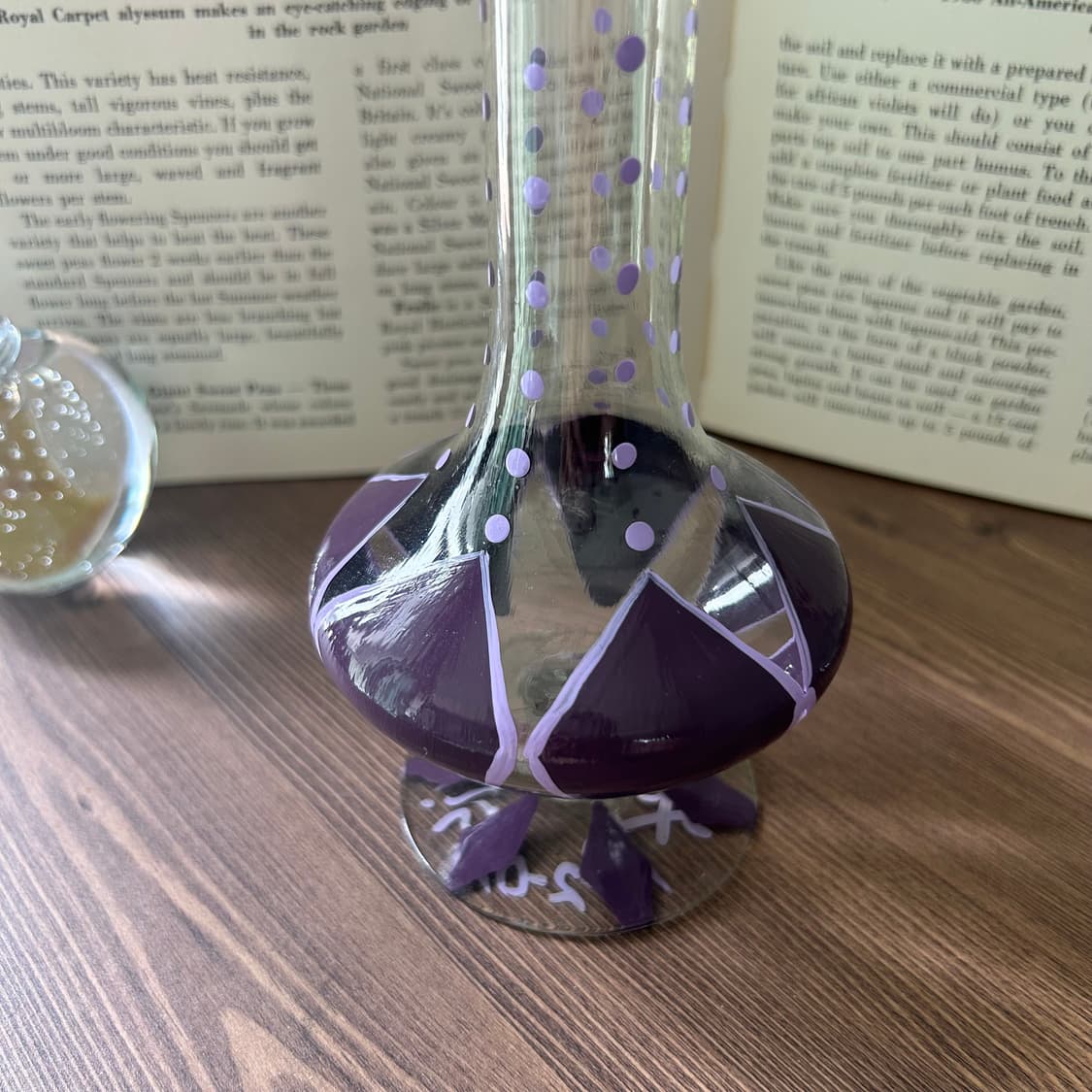 핸드페인티드 미국 빈티지 화병 상품이미지4