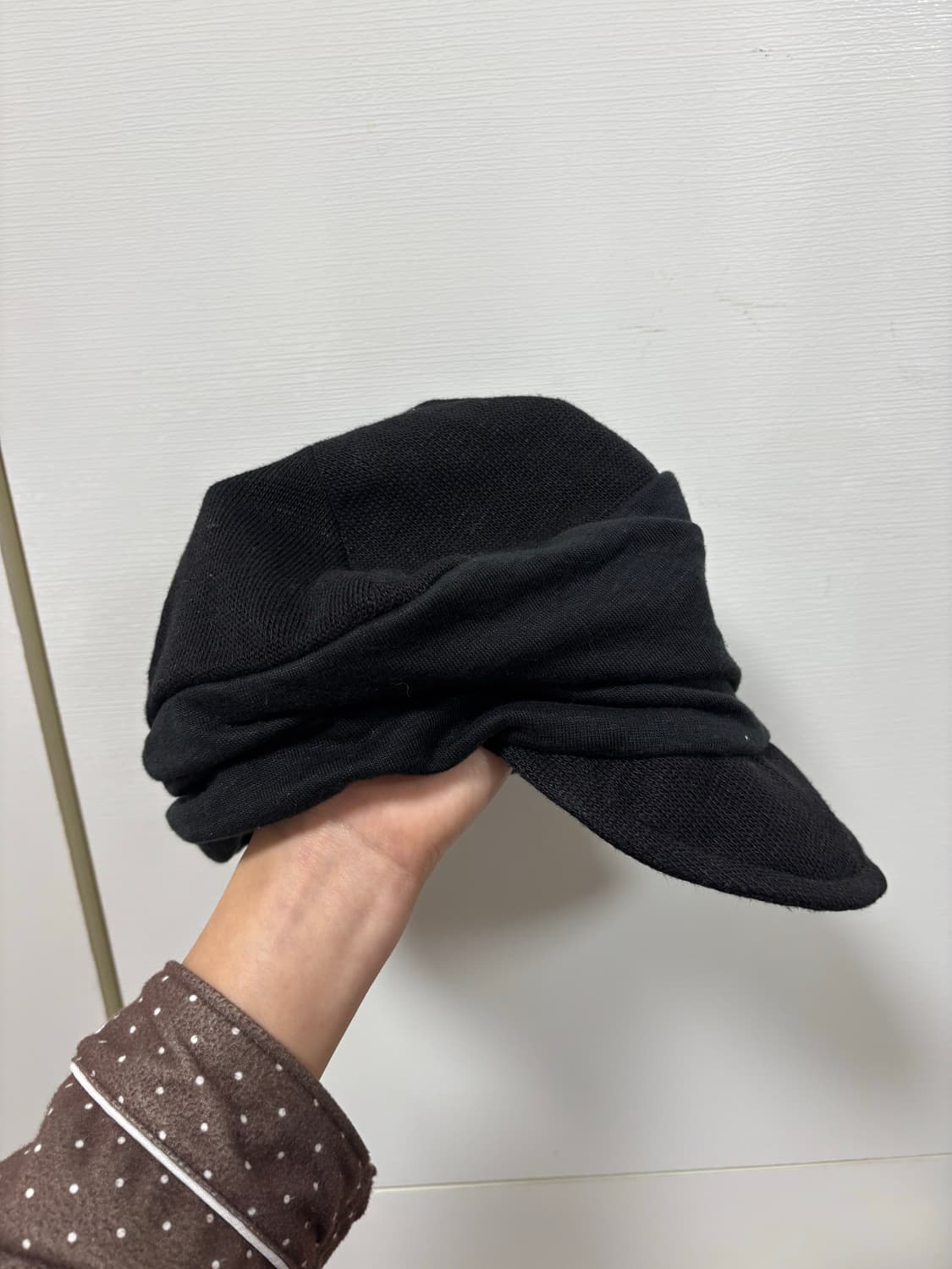 Ca4la 드레이프 와이어 니트 캡 상품이미지3