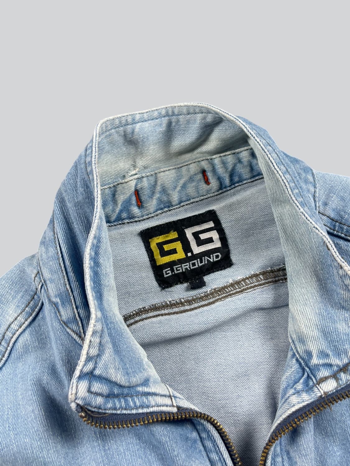 G.GROUND 라이더 데님자켓 상품이미지3