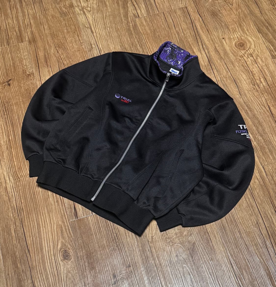 [M] 아식스 트라이얼 블랙 퍼플 져지 상품이미지1