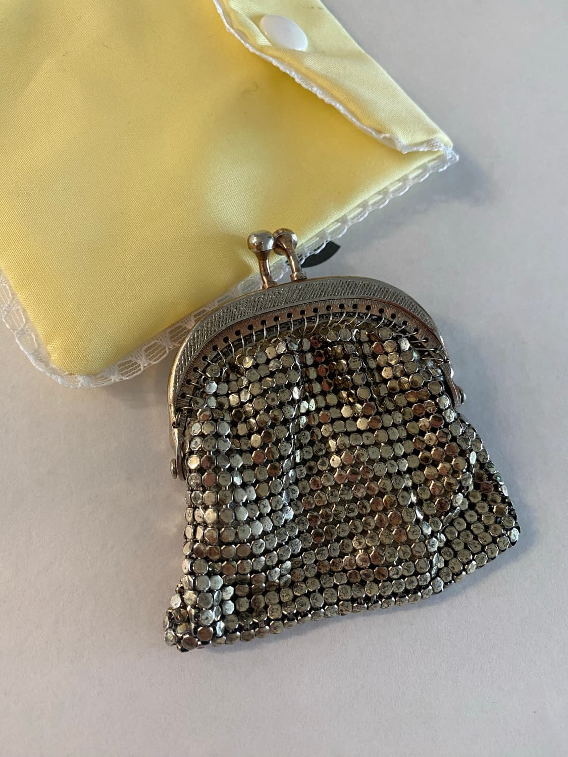 일본 빈티지 메탈 동전 악세사리 지갑 + 파우치 상품이미지2