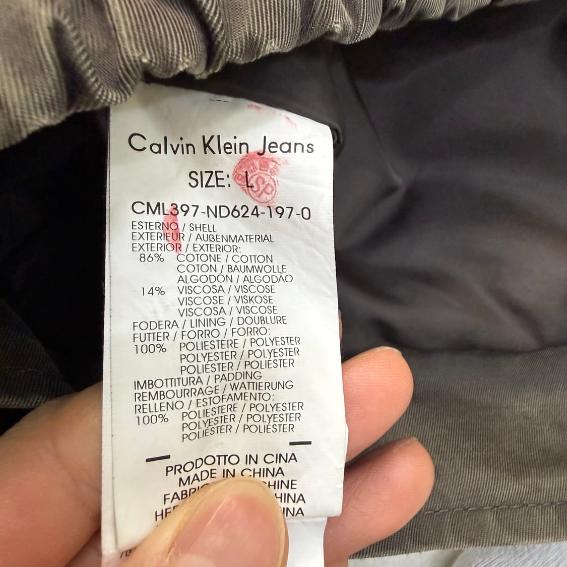 L 켈빈클라인 진 빈티지 필드 자켓 0326T 상품이미지4