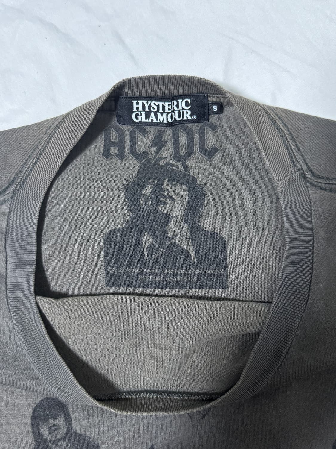 히스테릭글래머 AC/DC 밴드 티셔츠 하드 록 밴드티 상품이미지6