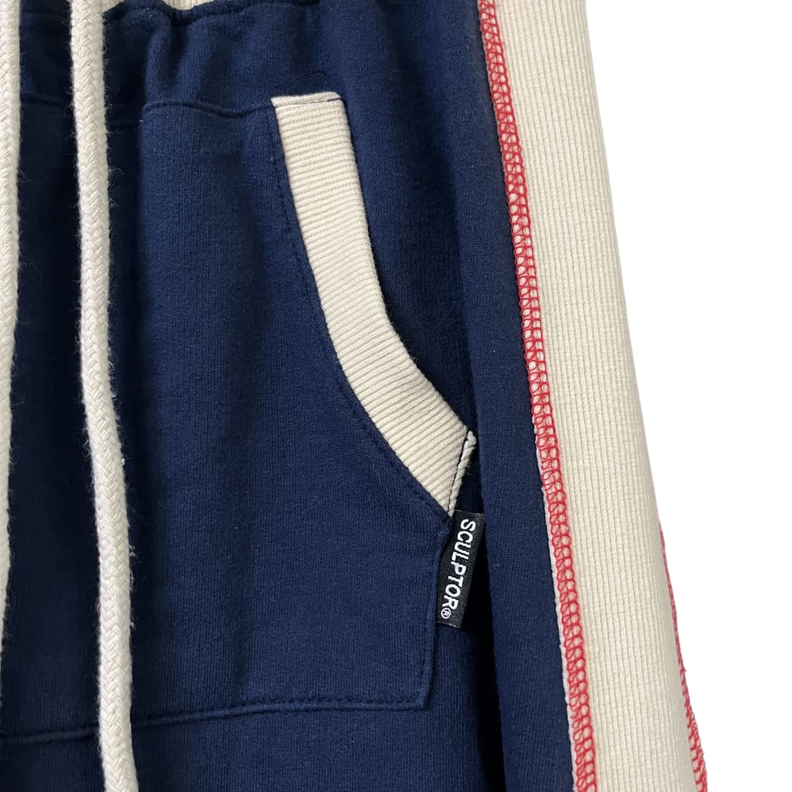 Color Block Long Skirt Navy/Cream 상품이미지3