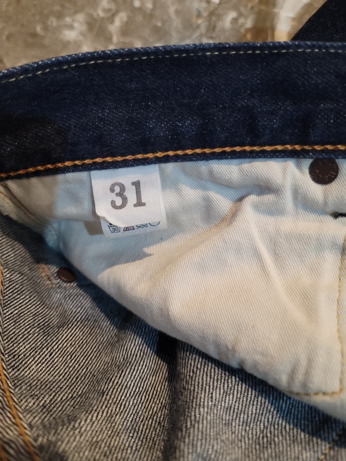 웨어하우스 셀비지 데님팬츠  상품이미지4