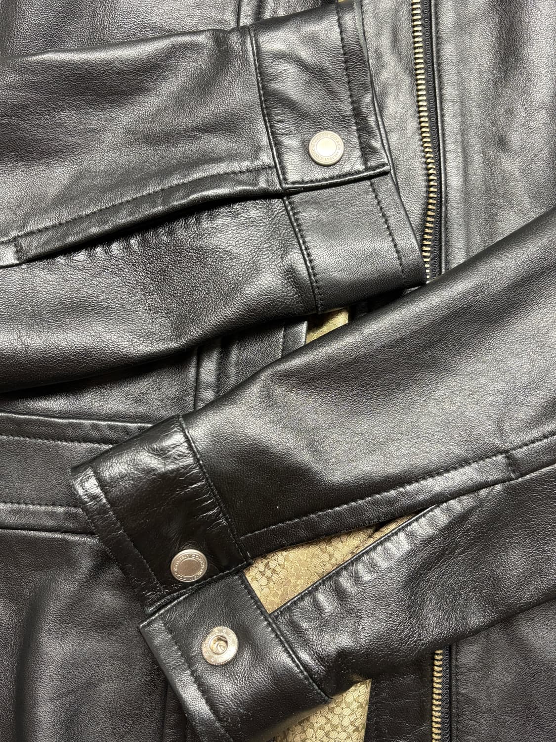 00's 코치 위켄드 레더 자켓 상품이미지7