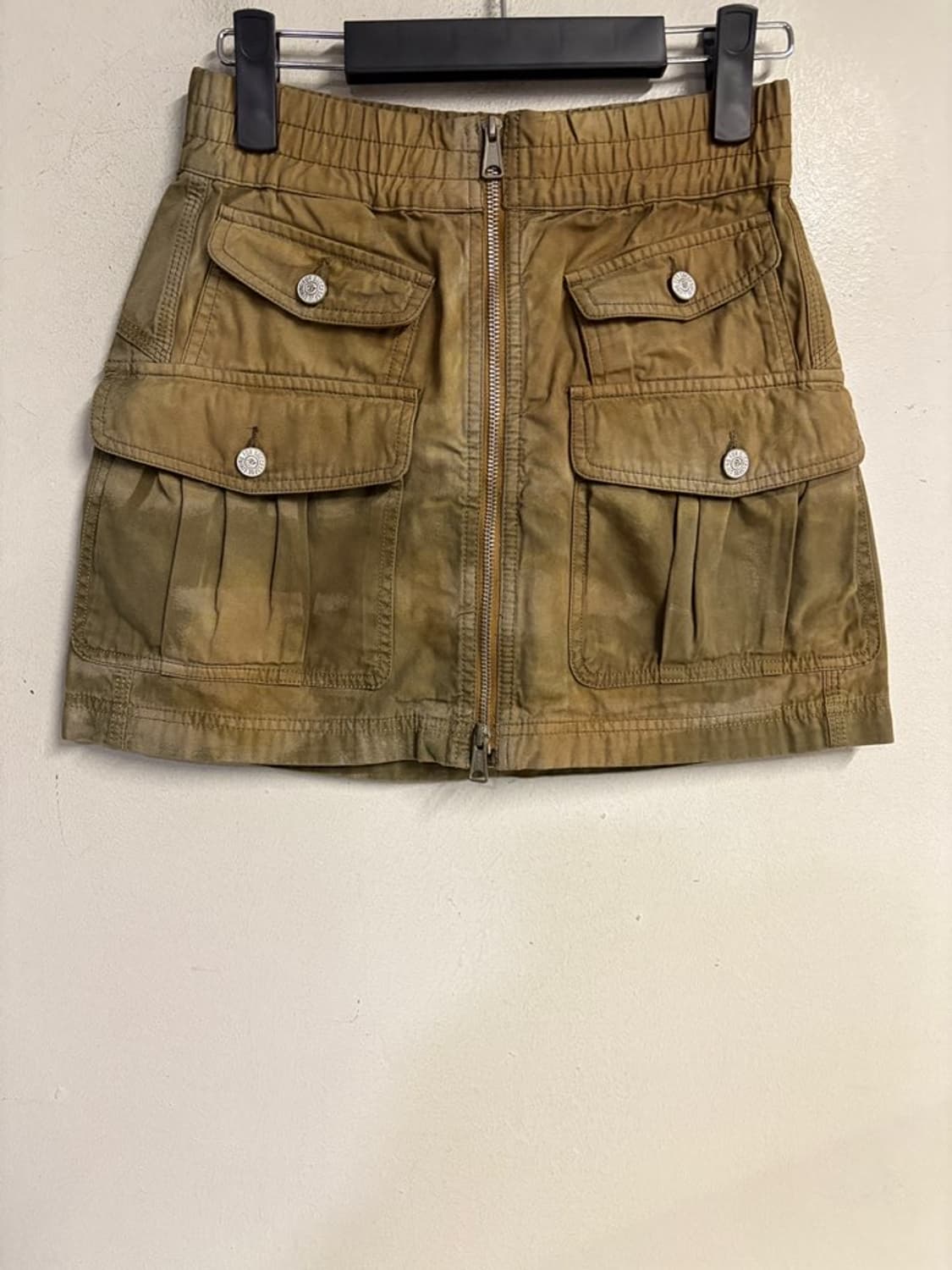 DIESEL Zip-Front Cargo Mini Skirt  상품이미지3