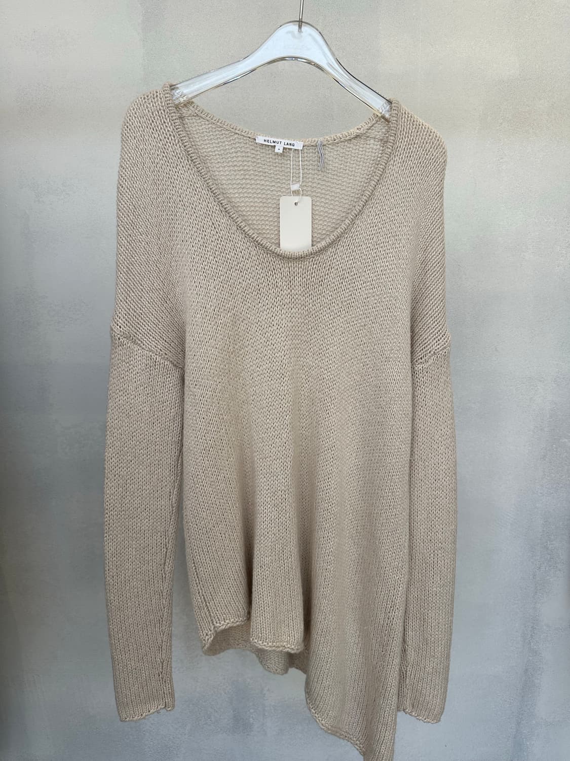 Helmut Lang Asymmetric Loose Fit Knit 상품이미지2