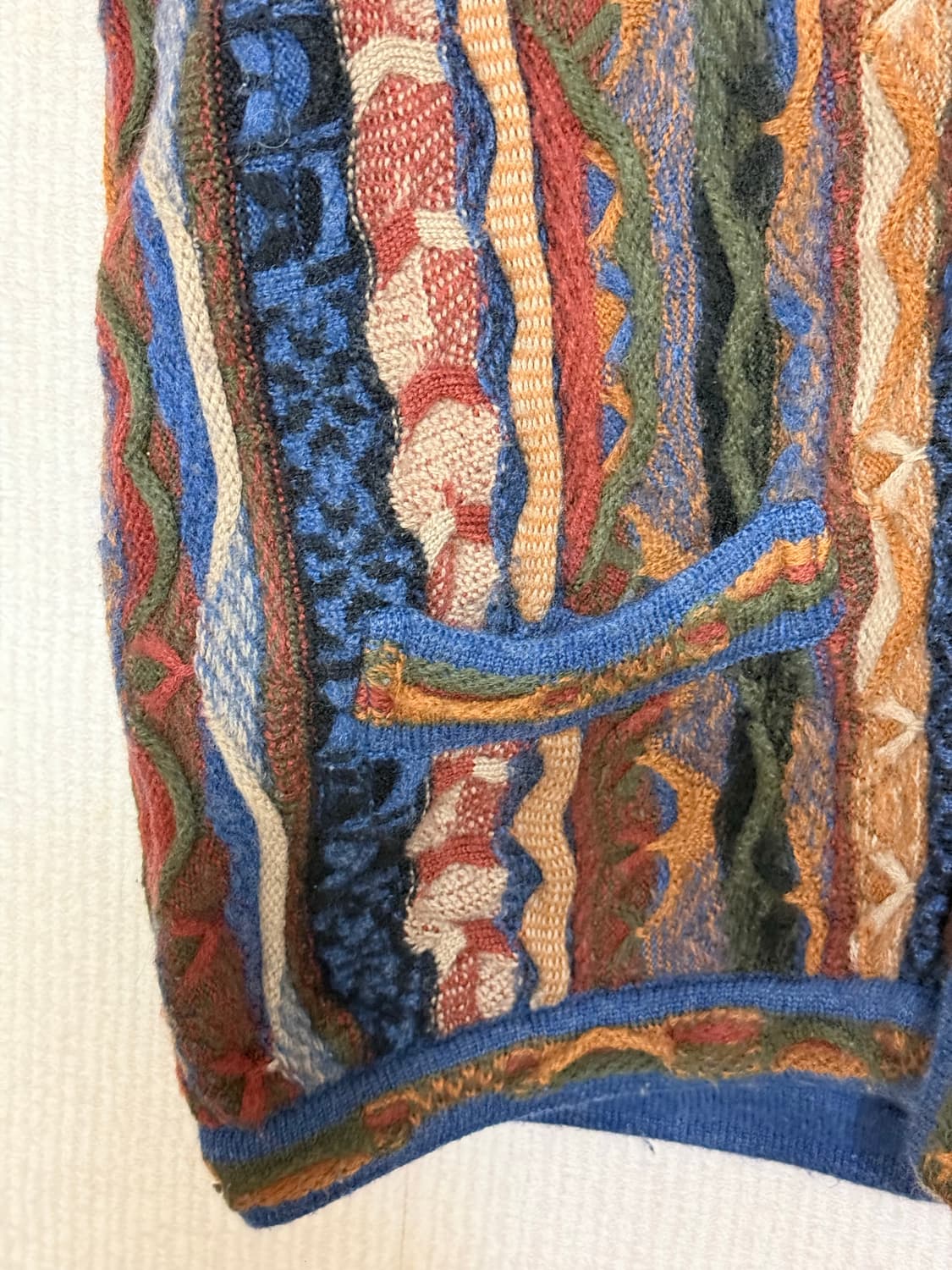 림노스 빈티지 쿠지 스타일 조끼 L 상품이미지3