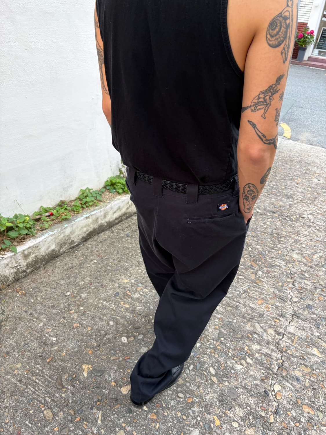 디키즈(Dickies) 블랙컬러 874 FLEX 트윌 코튼 워크 팬츠 상품이미지3