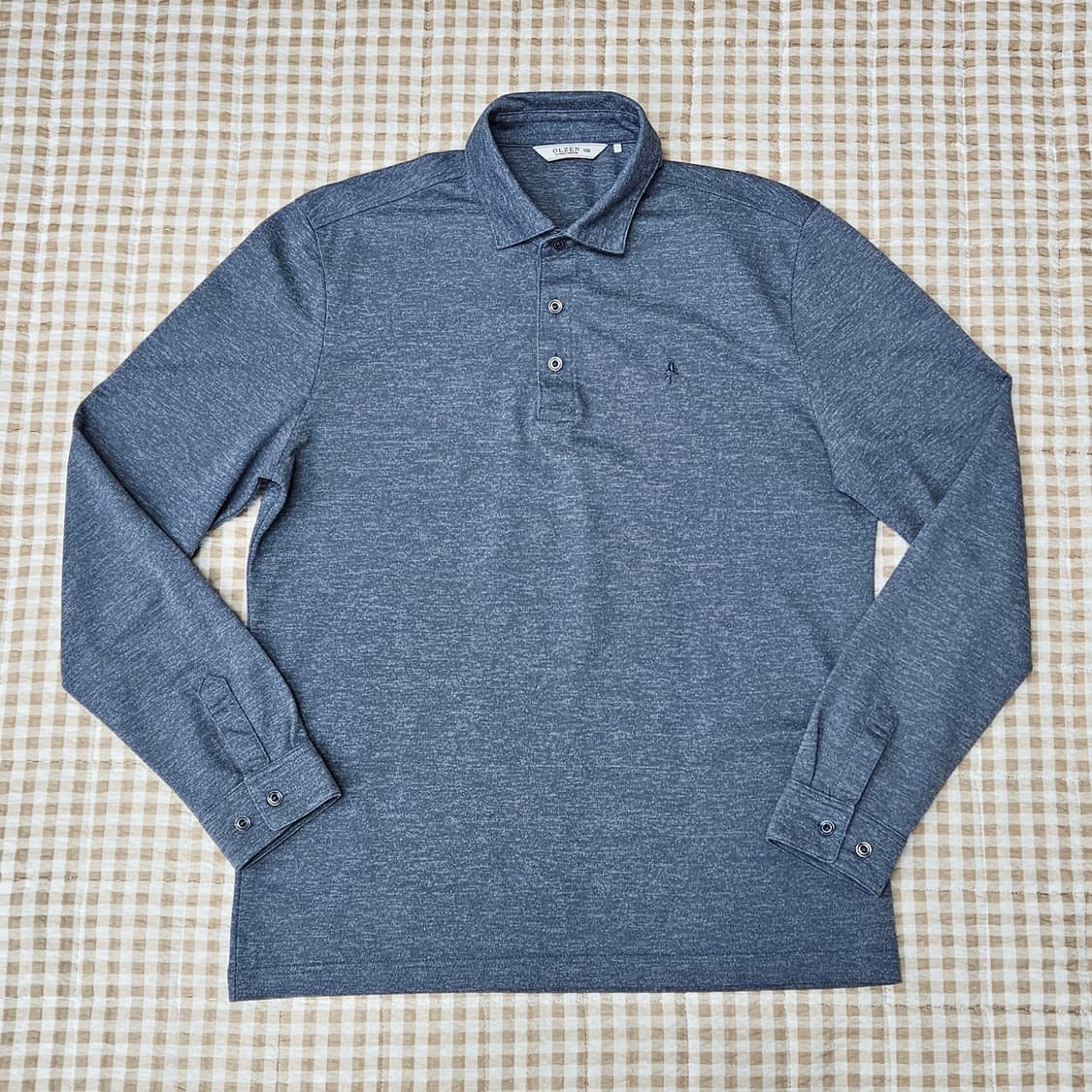 올젠 긴소매 카라티 남자100 상품이미지1