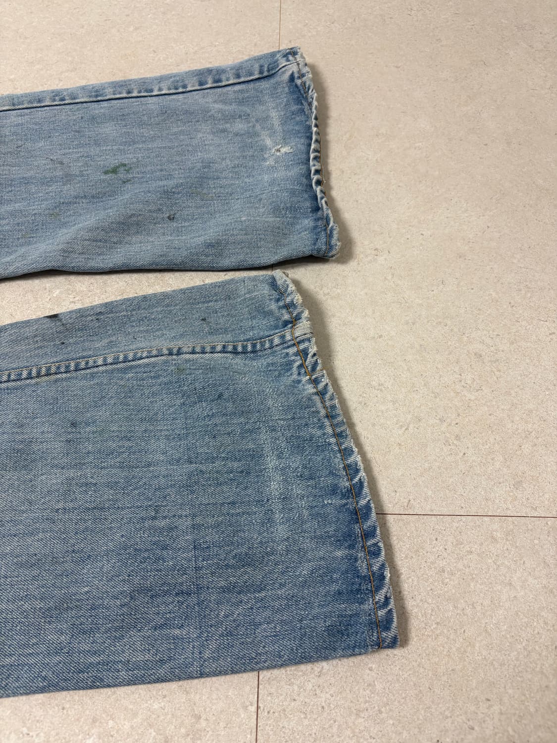 70s Levi's 646 벨바텀 트래쉬드 컨디션 상품이미지6