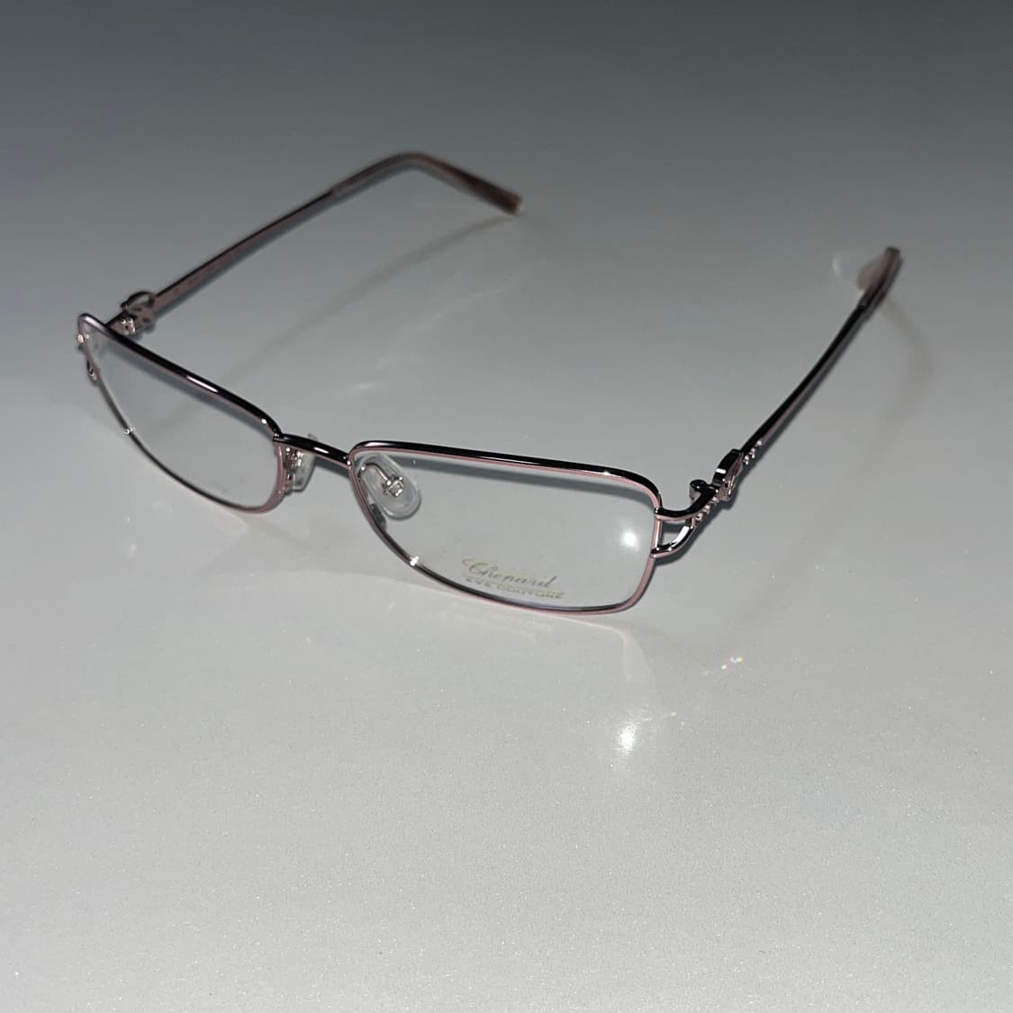 Chopard 핑크 큐빅 안경테 deadstock 상품이미지4