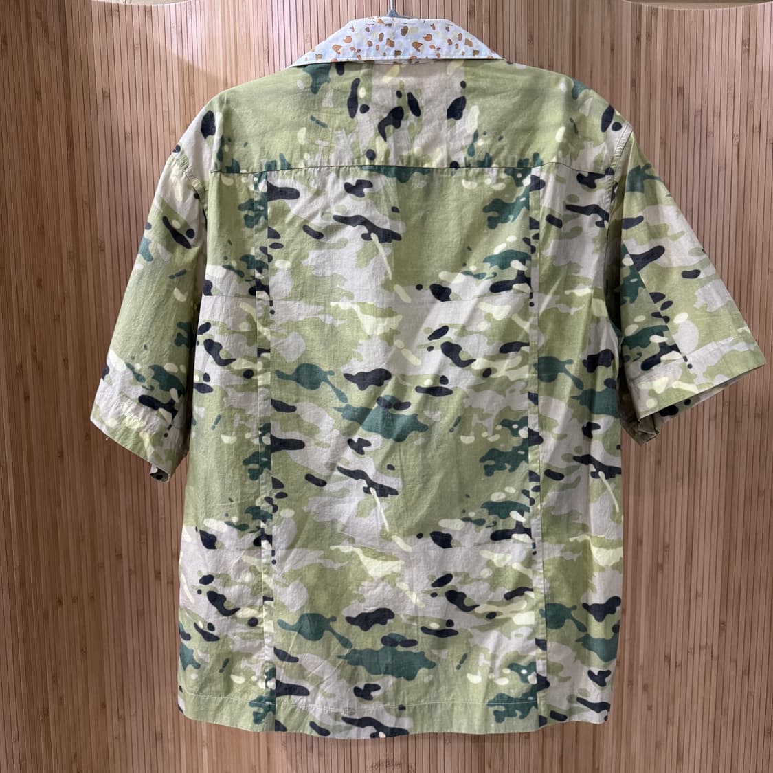 Prada floral camp 카모 반팔 셔츠 상품이미지4