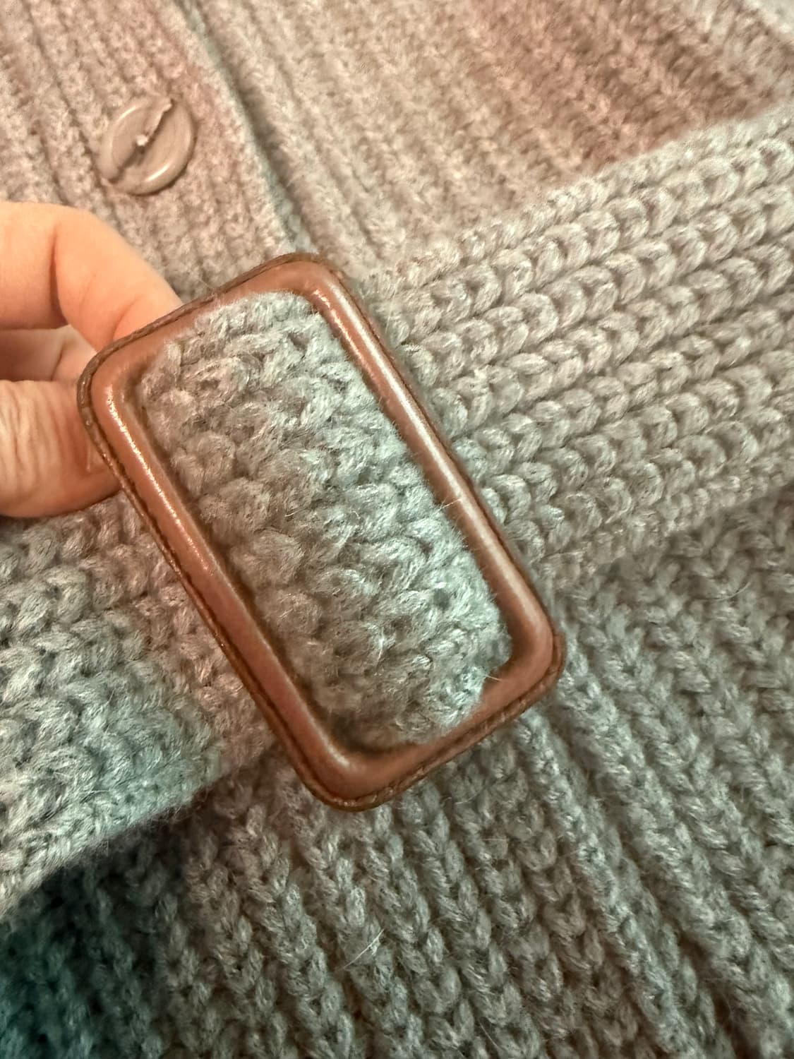 랄프로렌  블랙라벨  캐시미어 블랜드 롱 가디건  s  상품이미지6