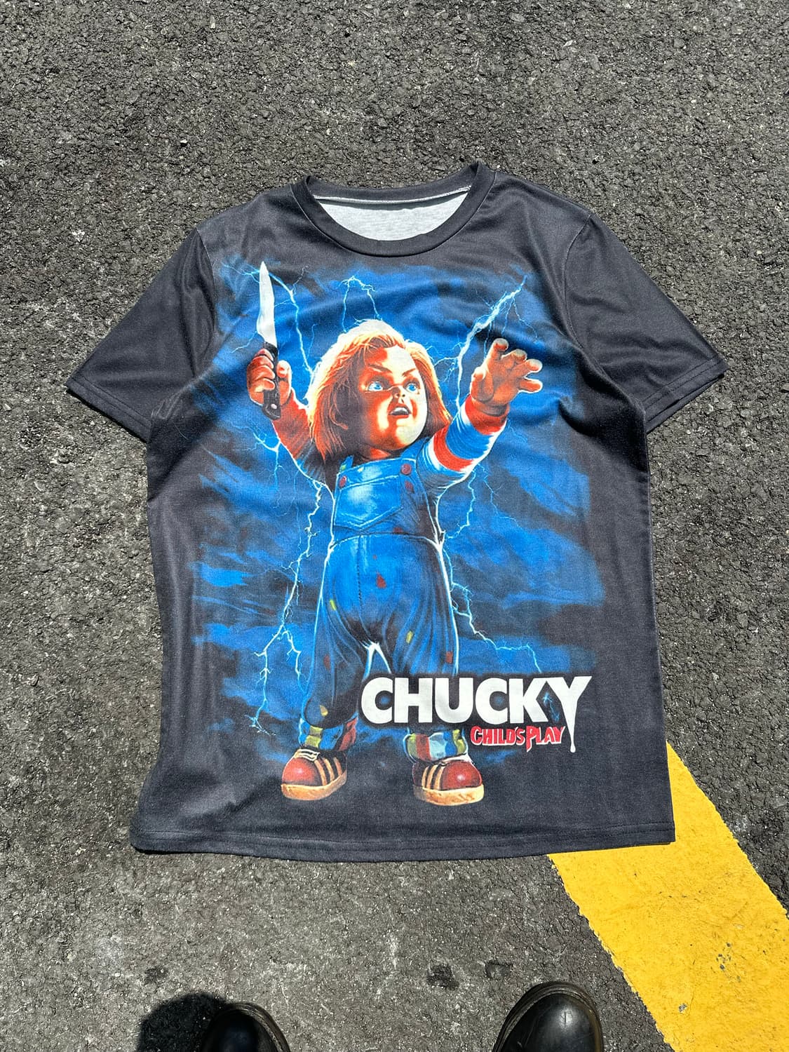 Chucky Child’s Play logo material T 상품이미지5