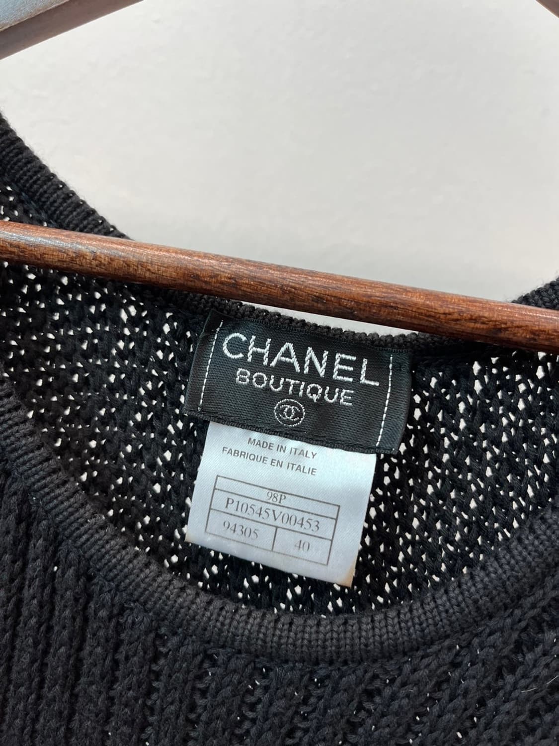 여) 샤넬 민소배 니트탑  상품이미지7