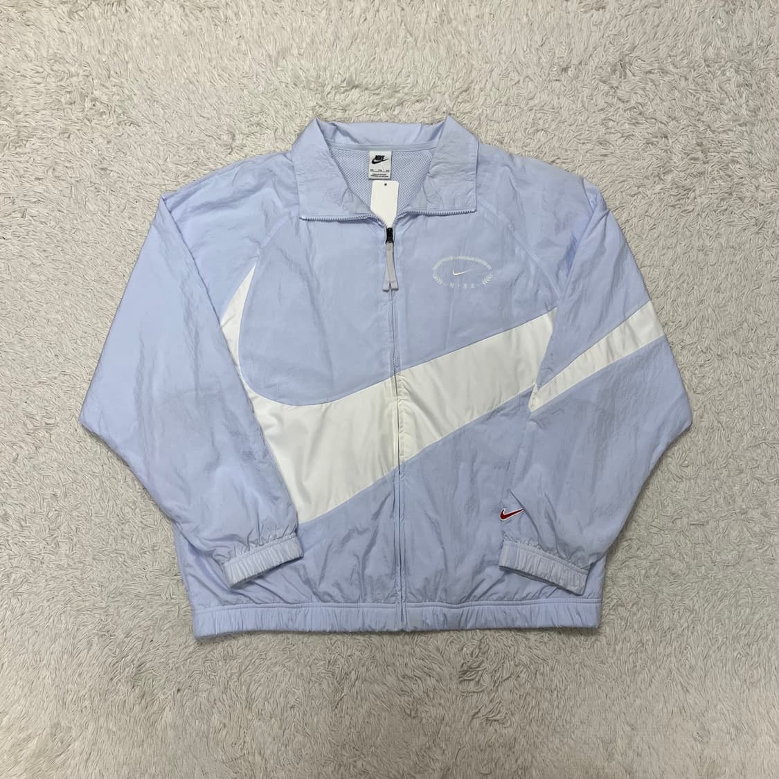 Nike sky blue big swoosh windbreaker 상품이미지4