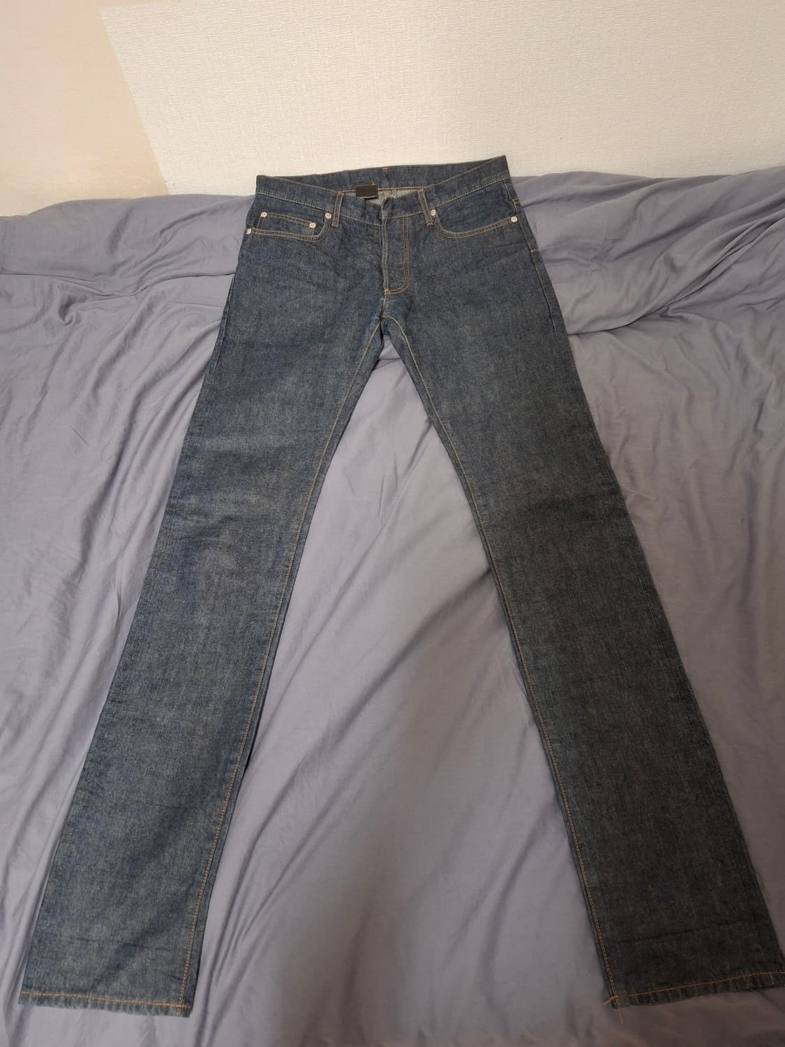 [30] 디올 옴므 MIJ 인디고 블루 생지 데님 팬츠 상품이미지2