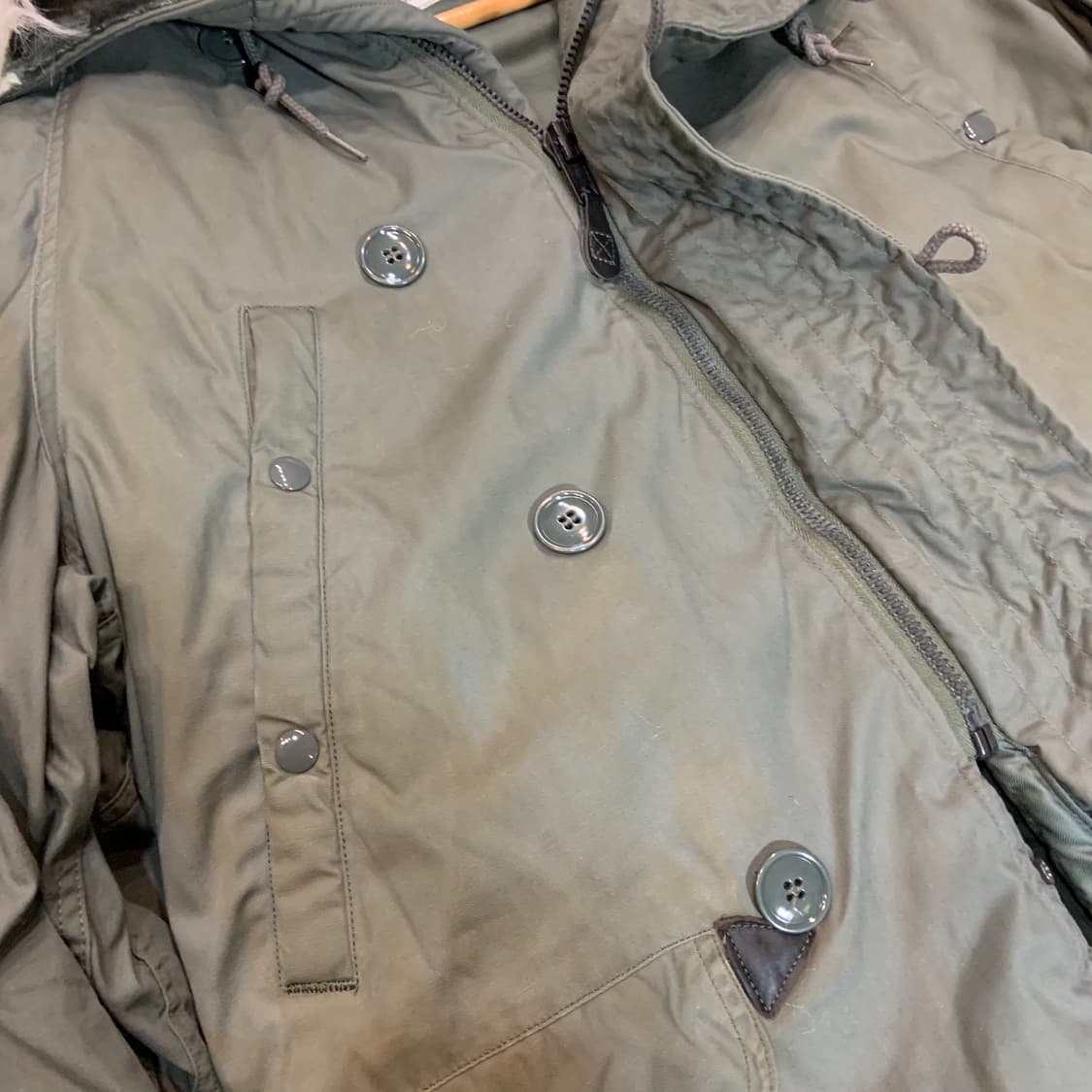 데드스탁)미군 오리지널 90s N-3B 콜드파카 M 105 박스오염 상품이미지4