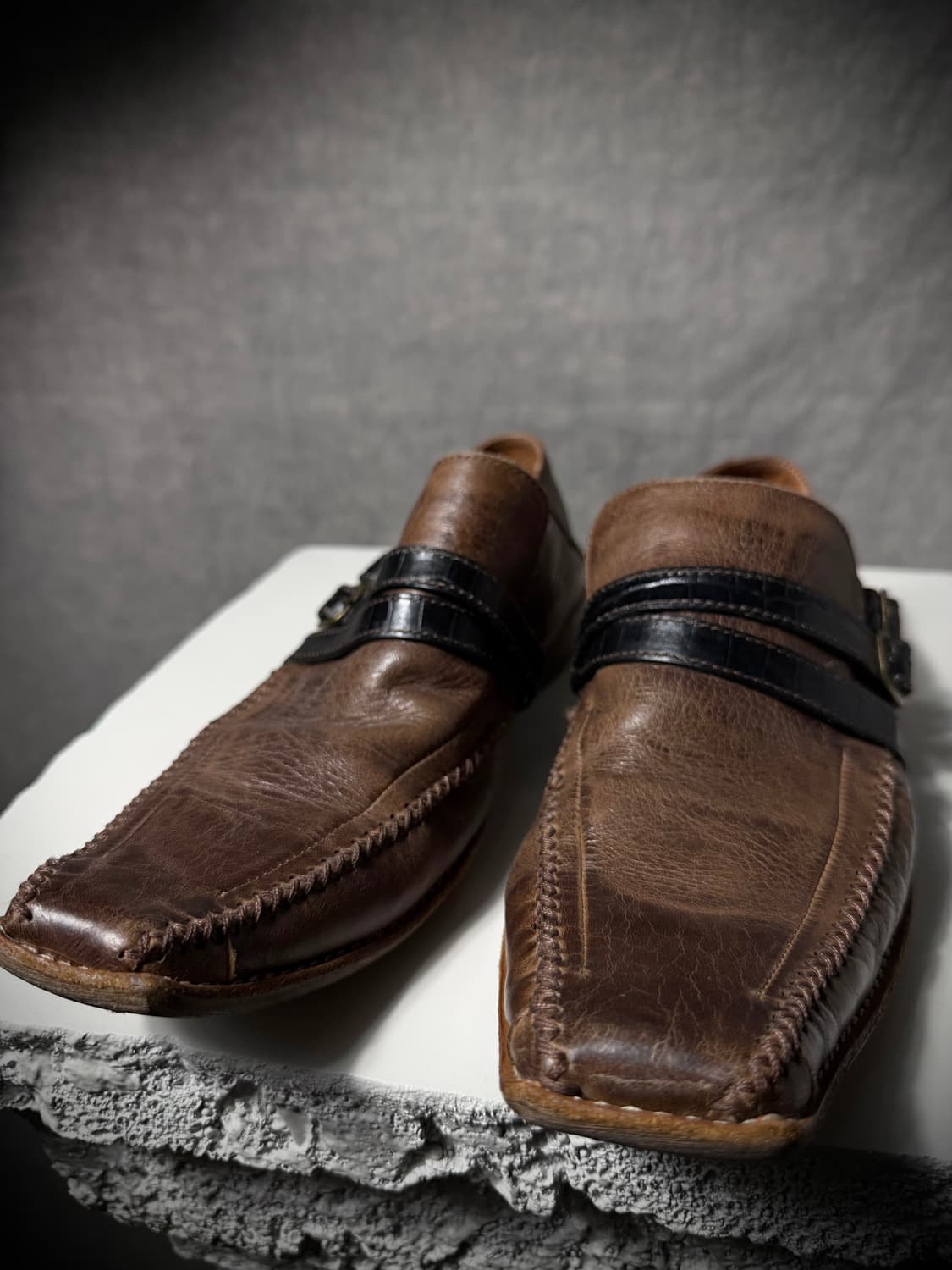 Whoop De Doo Double Strap Leather Shoes 상품이미지9