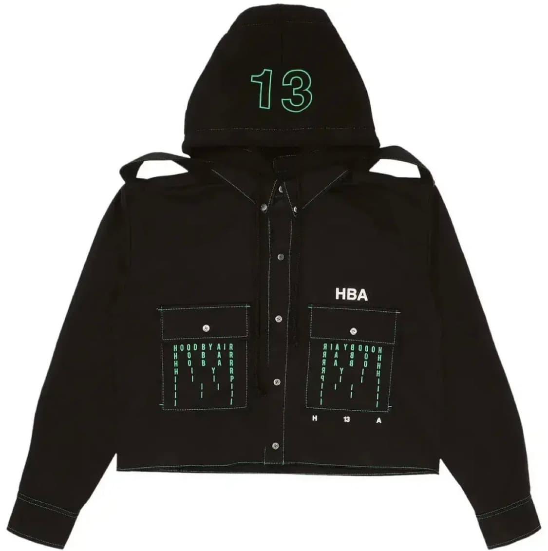 (XL) 후드바이에어 HOOD BY AIR 데님 트러커 자켓 새상품 상품이미지1