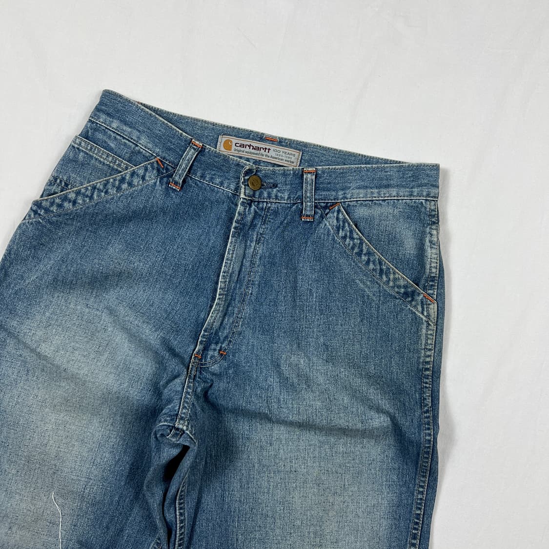 80‘s 칼하트 carhartt 100주년 카펜터 데님 반바지 상품이미지3