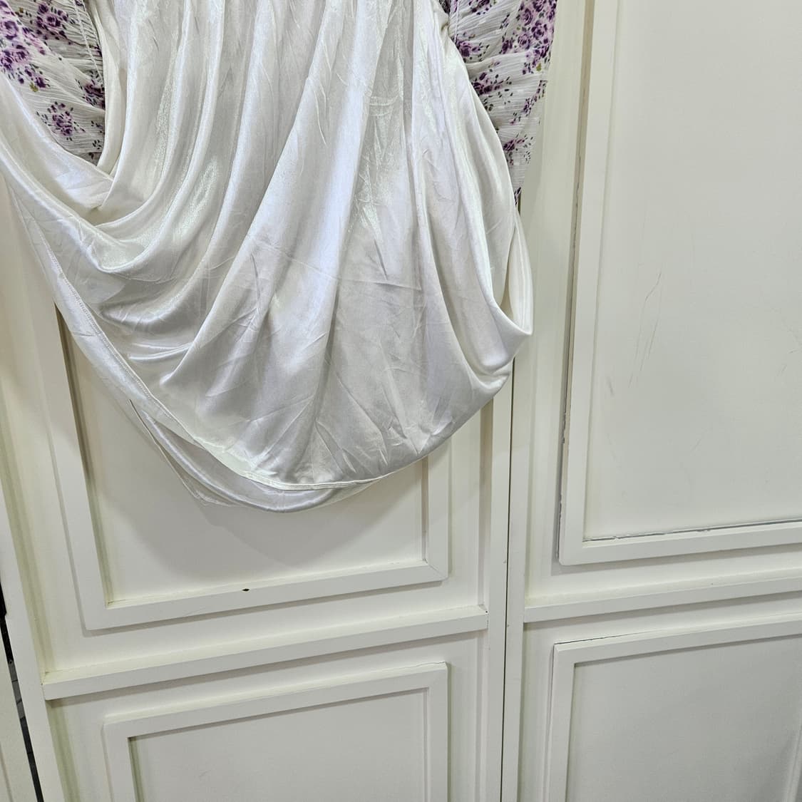 레스트로즈(LEST ROSE) 라벤더 플라워 쉬폰 원피스 상품이미지6