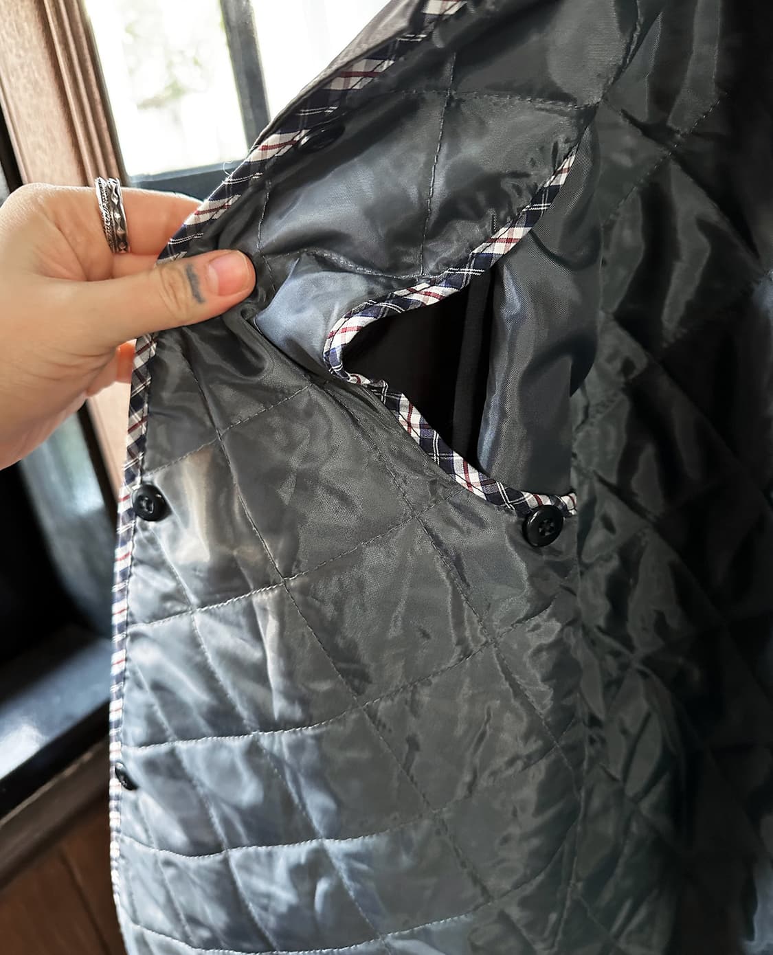 NEWYORKER quilted liner balmacaan coat 상품이미지8