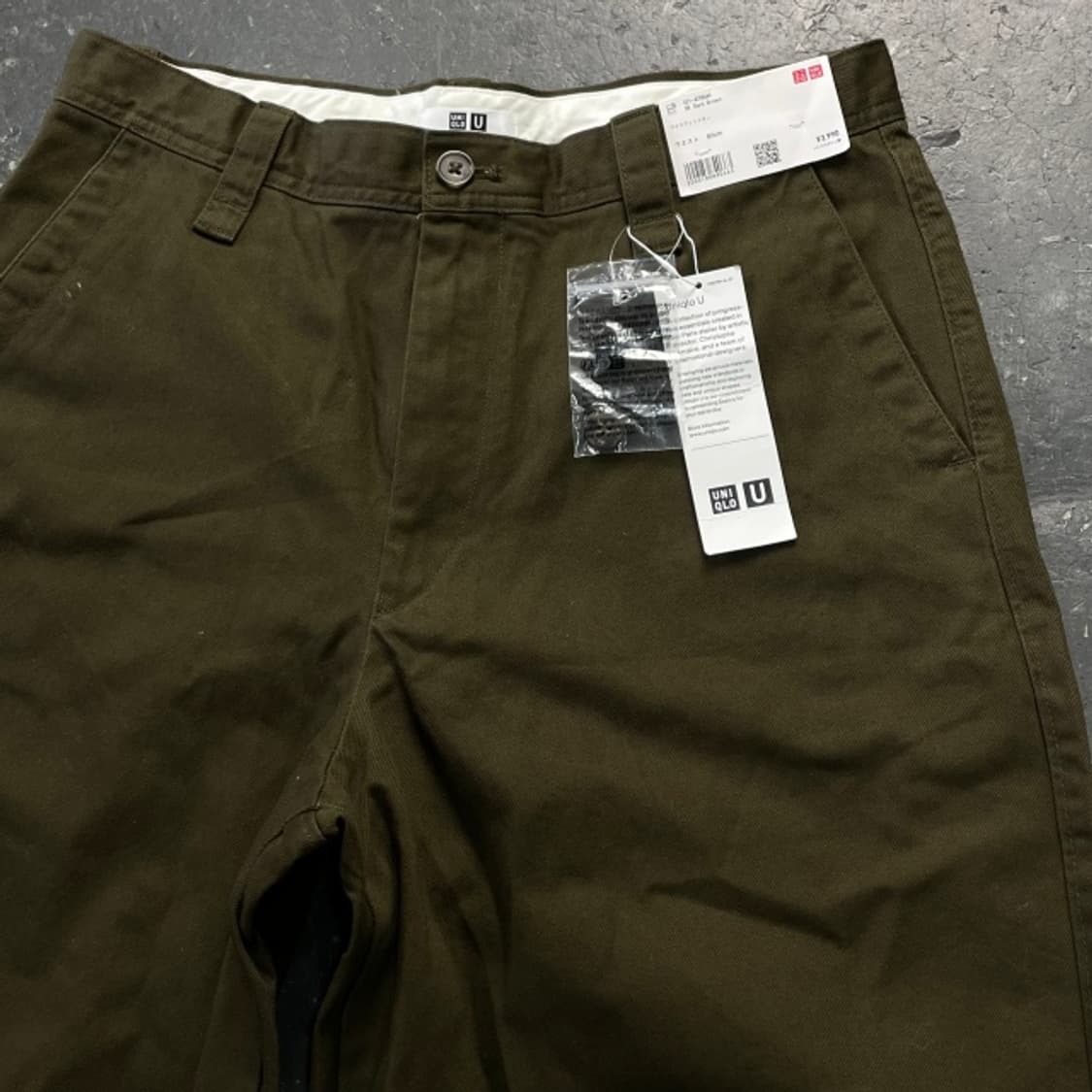32 유니클로 U 와이드 치노팬츠 데드스탁 상품이미지2
