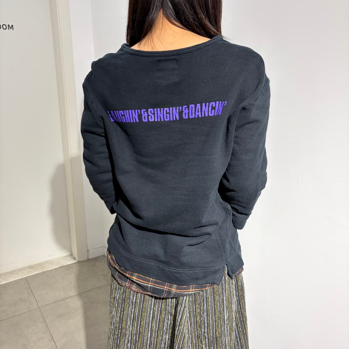 PPFM 체크 셔츠 레이어드 긴팔티셔츠 맨투맨 상품이미지3