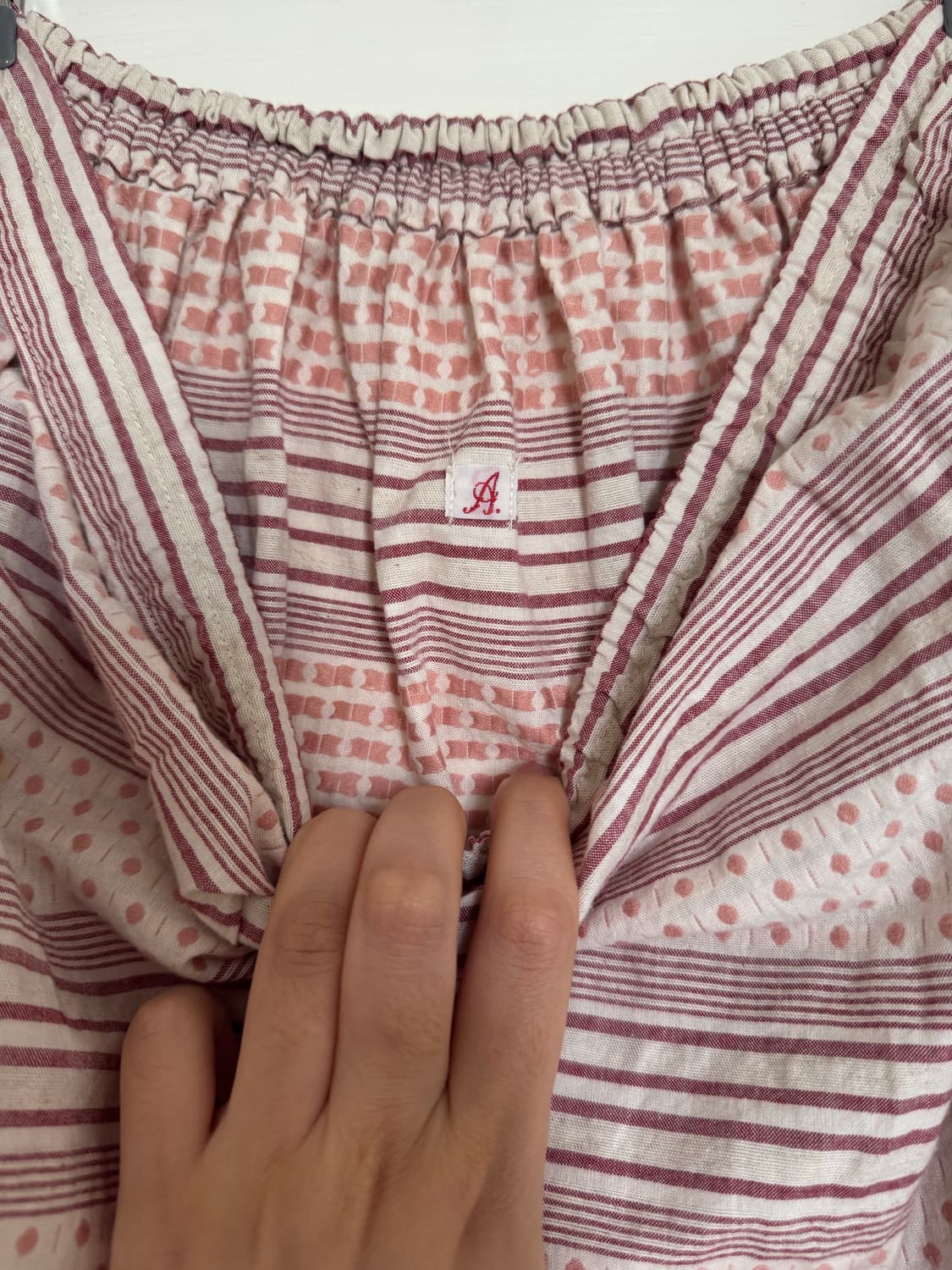 Dot Stripe Skirt 상품이미지5