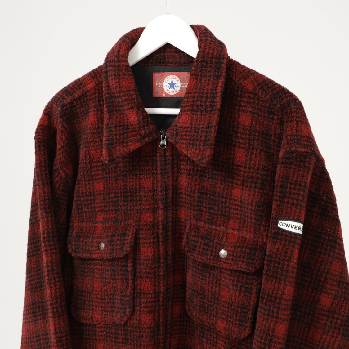 컨버스 체크 플리스 트러커 자켓 상품이미지3