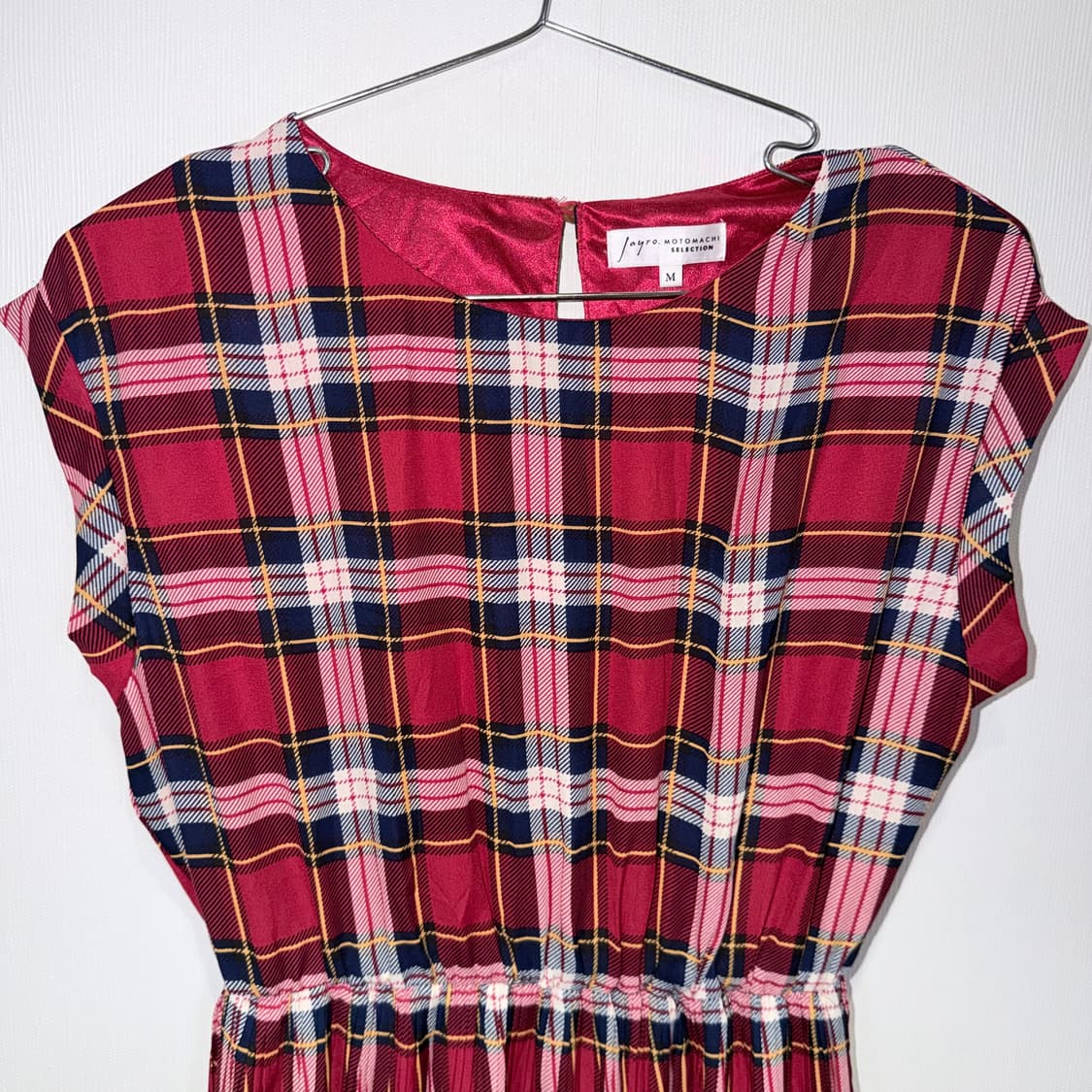 Red pattern dress 상품이미지4