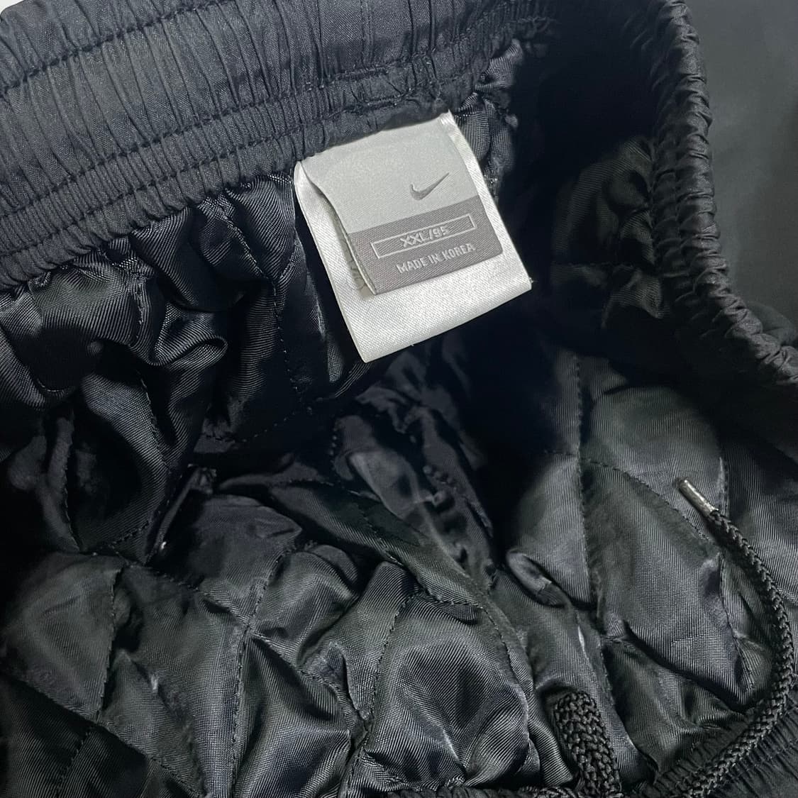 XXL 나이키 스우시 블랙 나일론 팬츠 상품이미지7