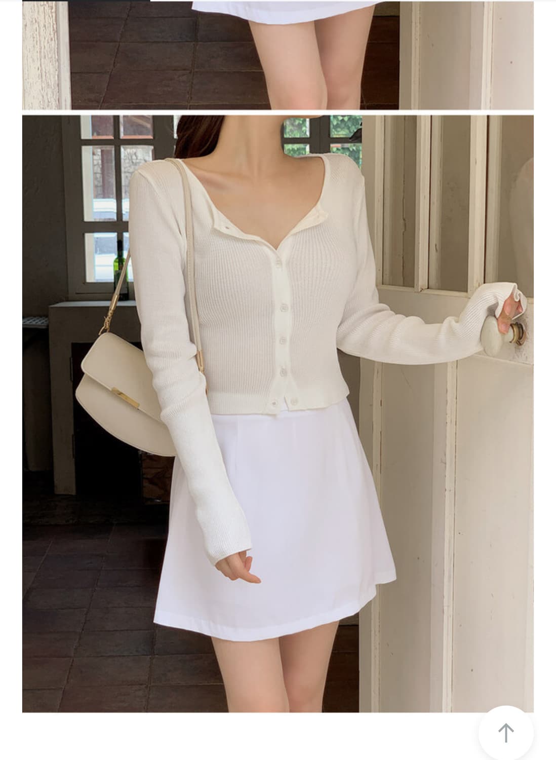 프롬데이원 골지 가디건(스카이 블루) 상품이미지5