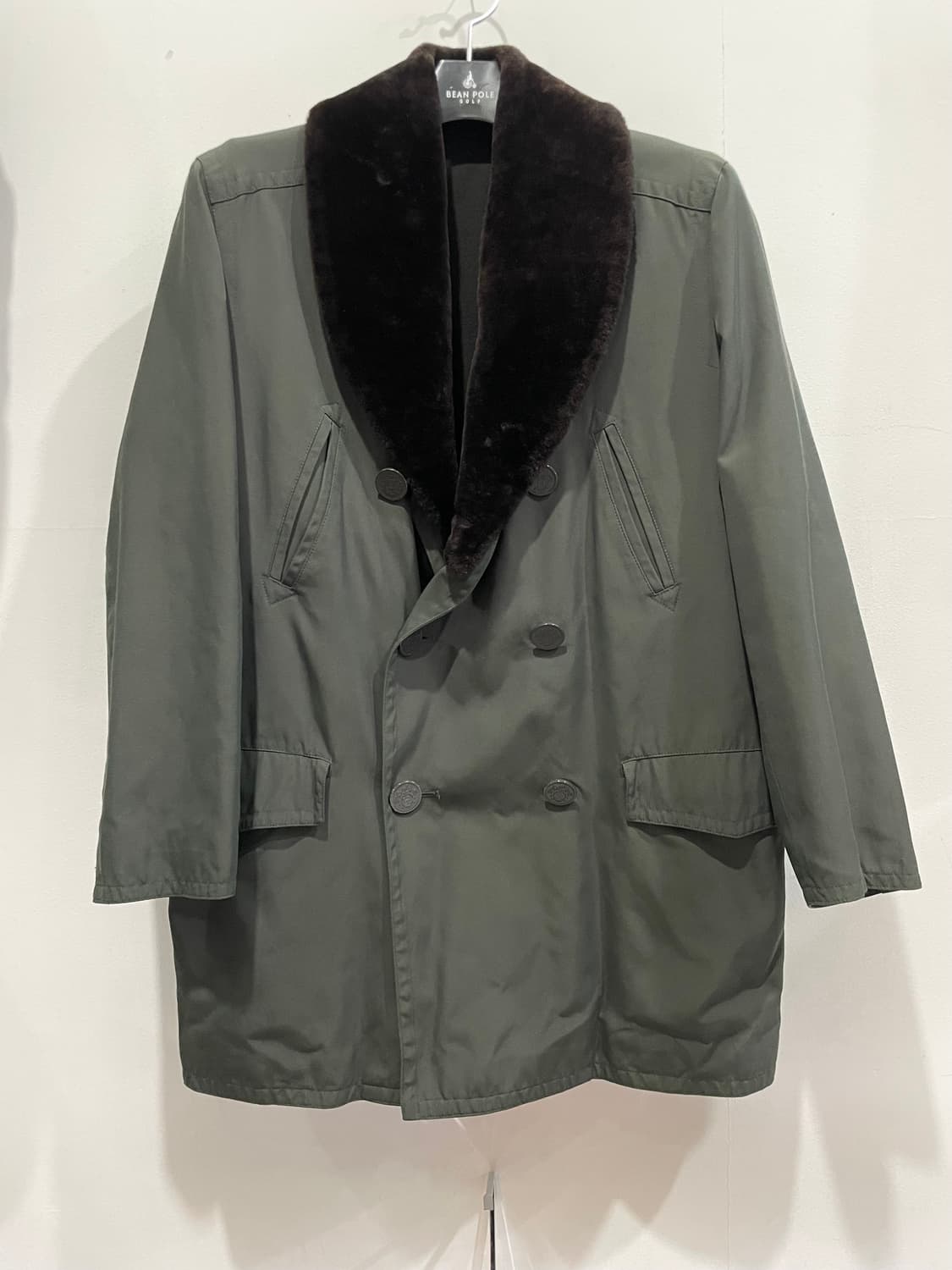 에르메스 퍼 트리밍 코트 50사이즈 매장판 정품 상품이미지2