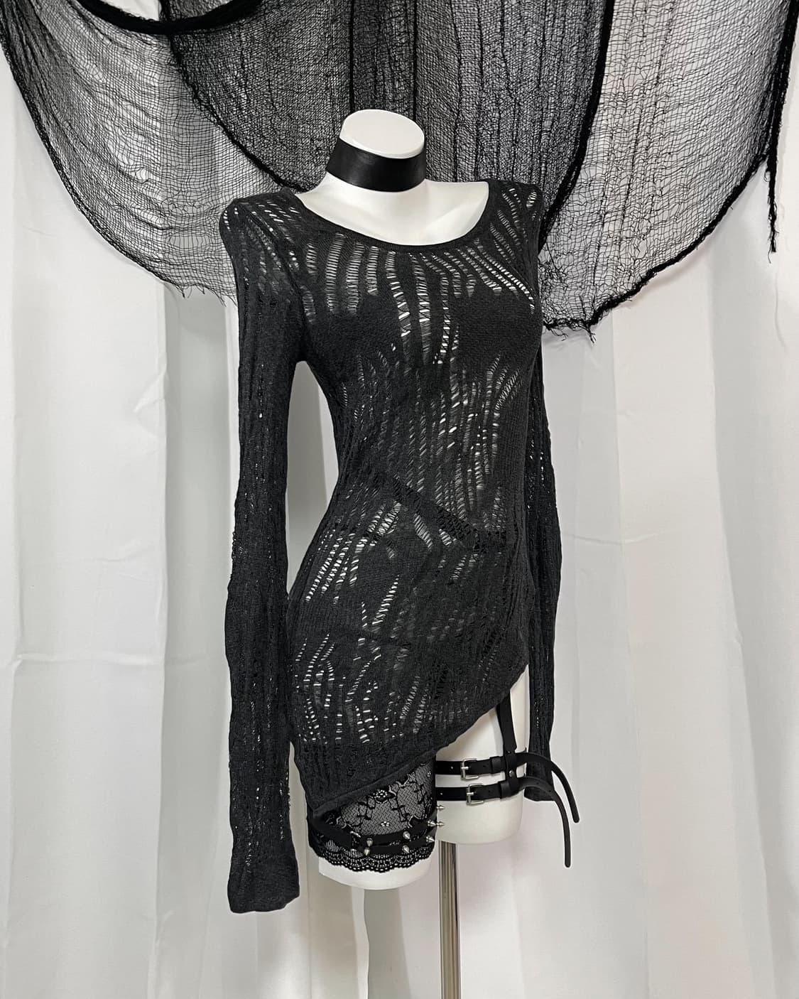 charcoal detail knit 상품이미지2