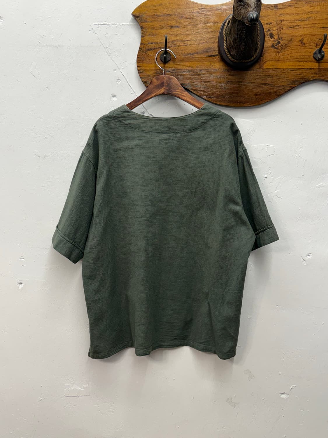 Freak's Store Cotton-Linen Skipper Shirt 상품이미지5