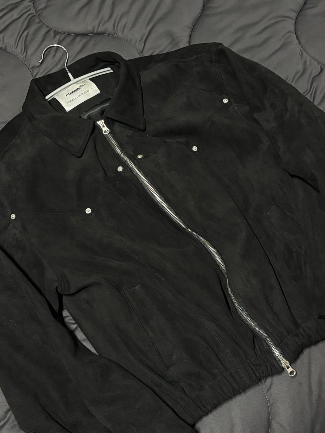 노매뉴얼 스웨이드 자켓(L) 상품이미지3