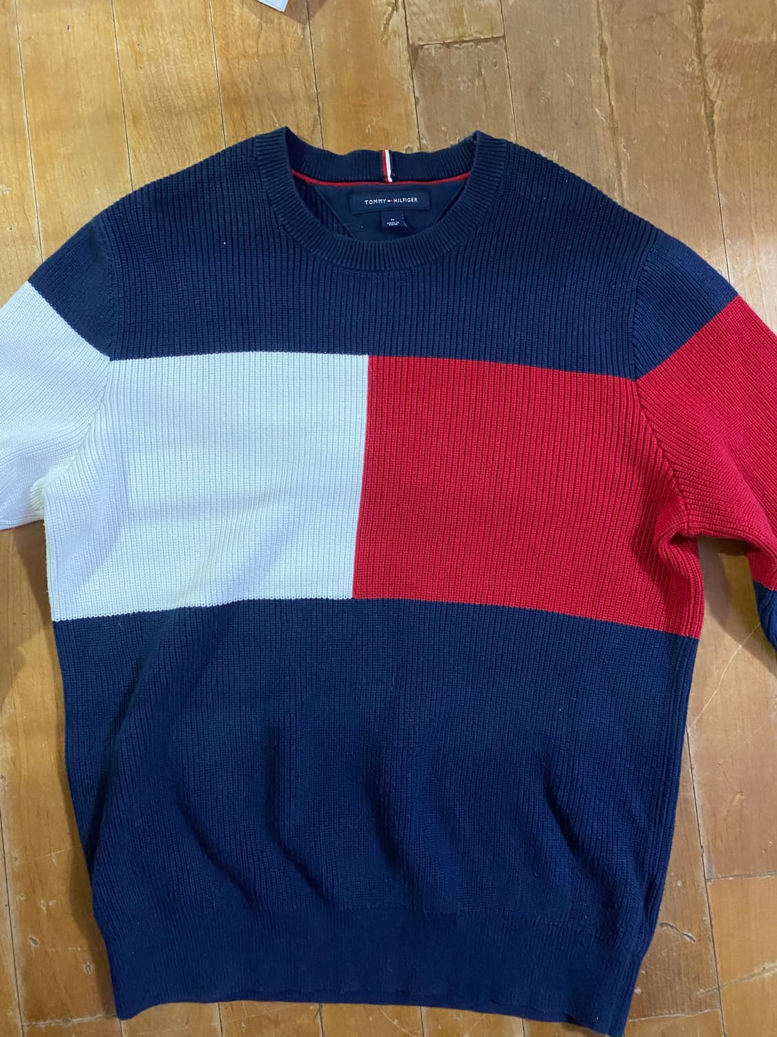 타미힐피거 컬러블록 니트 M (100) 상품이미지1
